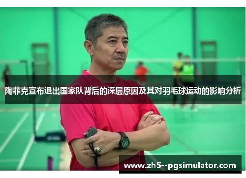 陶菲克宣布退出国家队背后的深层原因及其对羽毛球运动的影响分析