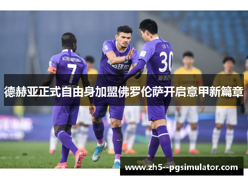 德赫亚正式自由身加盟佛罗伦萨开启意甲新篇章