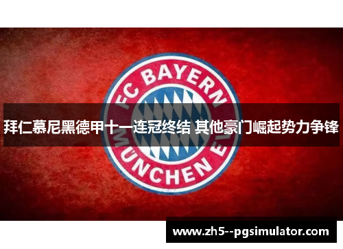 拜仁慕尼黑德甲十一连冠终结 其他豪门崛起势力争锋 拜仁慕尼黑德甲十一连冠终结 其他豪门崛起势力争锋
